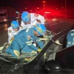 Man dies in expressway crash caused by pineapple peel spill
