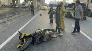 Motorcyclist tragically killed in Bang Kaeo road accident
