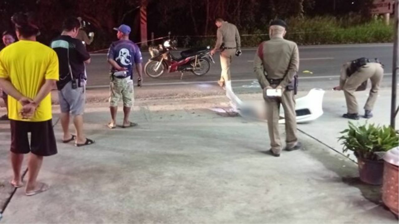 Motorcycle gunfire attack on Honda Jazz shocks Chon Buri residents