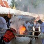 Residents seek lucky incense numbers at Phetchabun ceremony