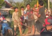 Teen brawl at Bun Bang Fai festival prompts legal action calls (video)
