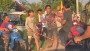 Teen brawl at Bun Bang Fai festival prompts legal action calls (video)