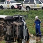 Ten voters in van accident en route to Sisaket