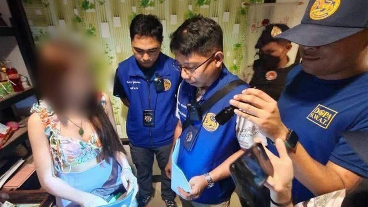 Chiang Rai massage parlour busted for illegal activities