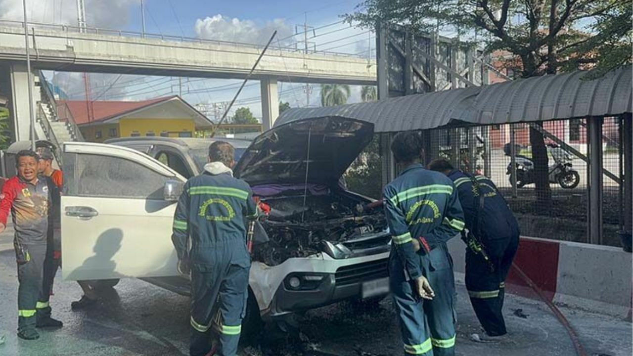 Car catches fire after recent service, insurance confusion resolved
