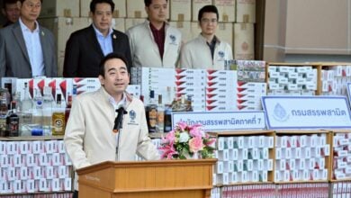 Finance deputy minister targets illegal cigarette smuggling in Thailand