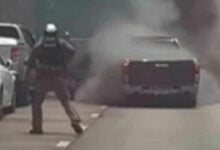 Pickup truck driver arrested after Bangkok police chase