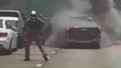Pickup truck driver arrested after Bangkok police chase