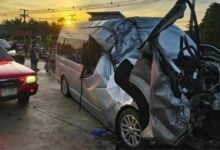 Tragic van-truck collision in Surat Thani kills three
