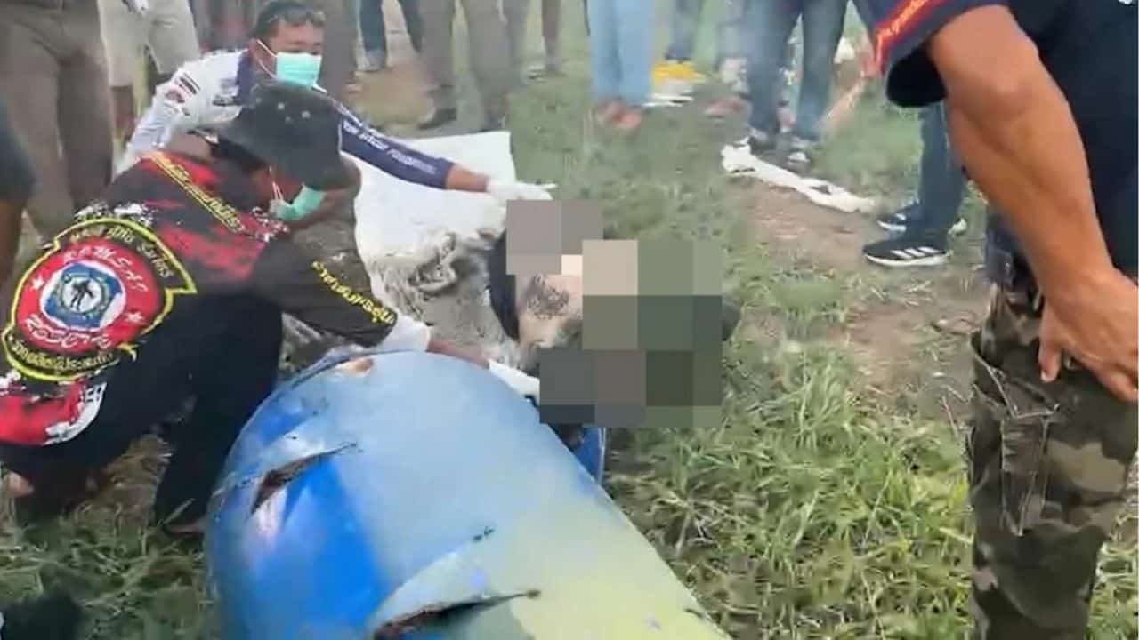 Body found in barrel at reservoir near three Thai provinces