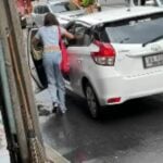 Woman reclaims missing car after spotting it on road (video)