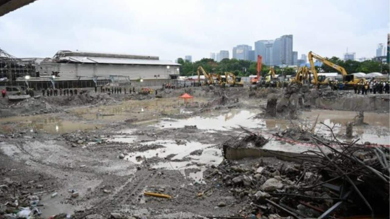 Suspects surrender over Thai office building collapse, claim limited role