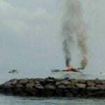 Fire erupts on yacht off Na Jomtien coast, no casualties reported