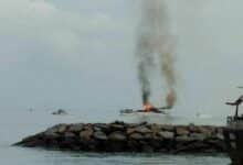 Fire erupts on yacht off Na Jomtien coast, no casualties reported