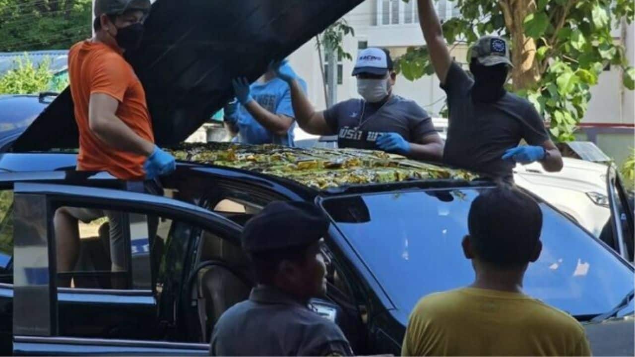 Thai police intercept 100kg of crystal meth at border