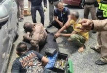 Father and son arrested with 50kg crystal meth in drug bust