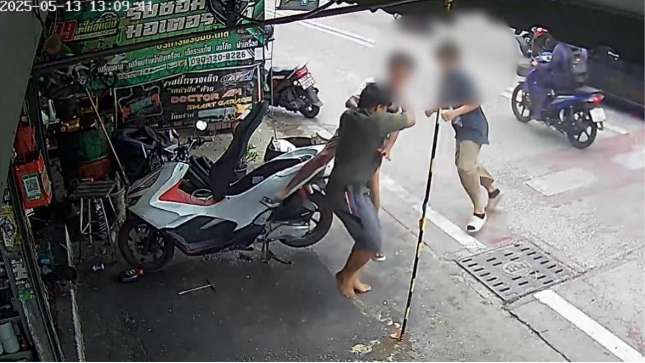 Brake point: Biker gang batters Pattaya mechanic over 100 baht