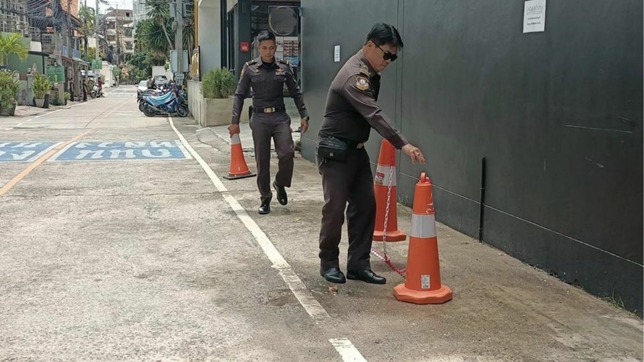 Cone, not forgotten! Pattaya clamps down on parking space hogs