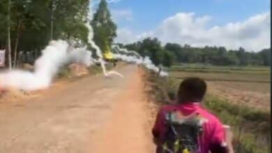 Rocket mishap at Kalasin festival sends fireballs flying (video)