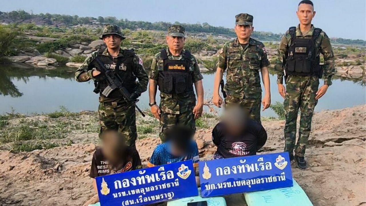 Teen caught with meth worth 19 million baht at Mekong River