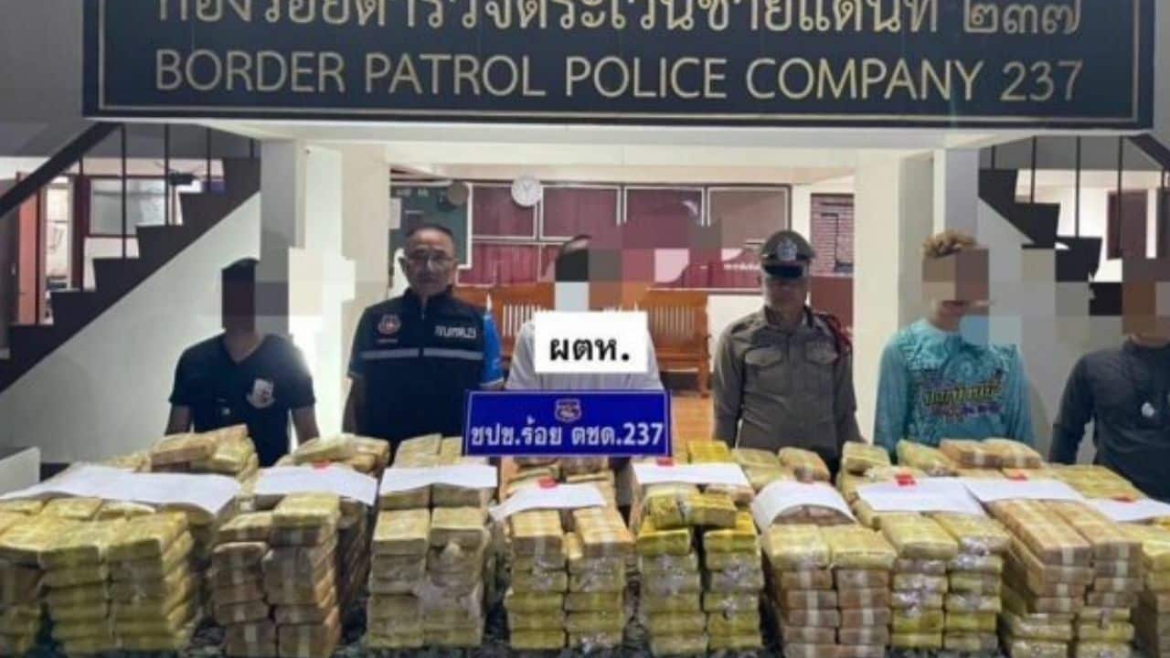 Thai forces seize massive crystal meth haul in dual operations