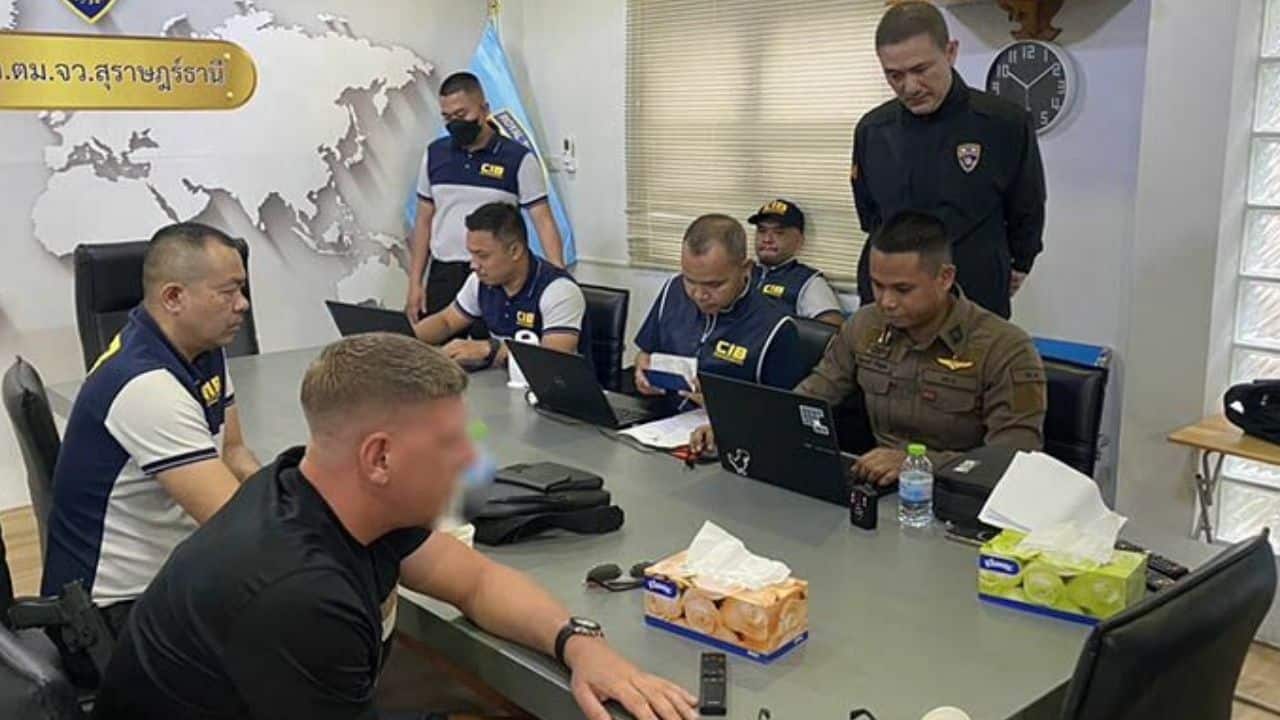 British fugitives arrested in Koh Samui for robbery and fraud