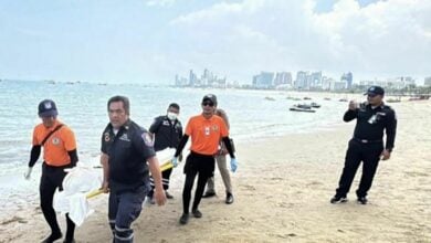 Dead tide: Mystery man washed up on Pattaya Beach