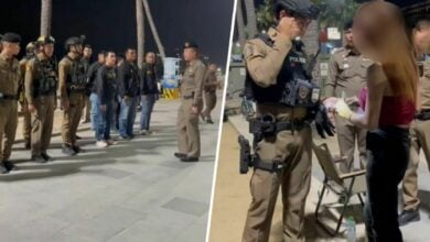 Transwoman nicked after Pattaya Beach brawl with Israeli tourist