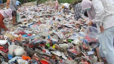 Chon Buri locals flock to collect free toys from waste site