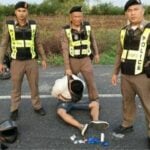 Man arrested with drugs and firearm after evading Lop Buri checkpoint