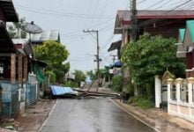 Hailstorm wreaks havoc in Udon Thani, leaving homes damaged