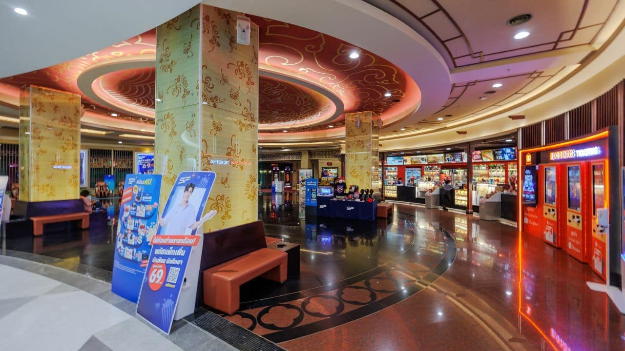 The interior of SF Cinema