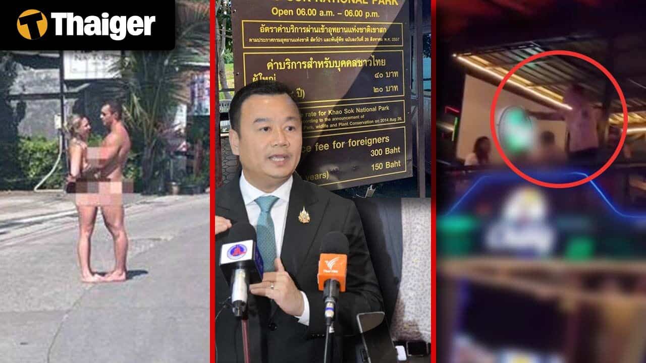 Thailand video news | Polish couple fined for public nudity on Koh Phangan, Drunk Thai hospital director injures TV crew in car crash