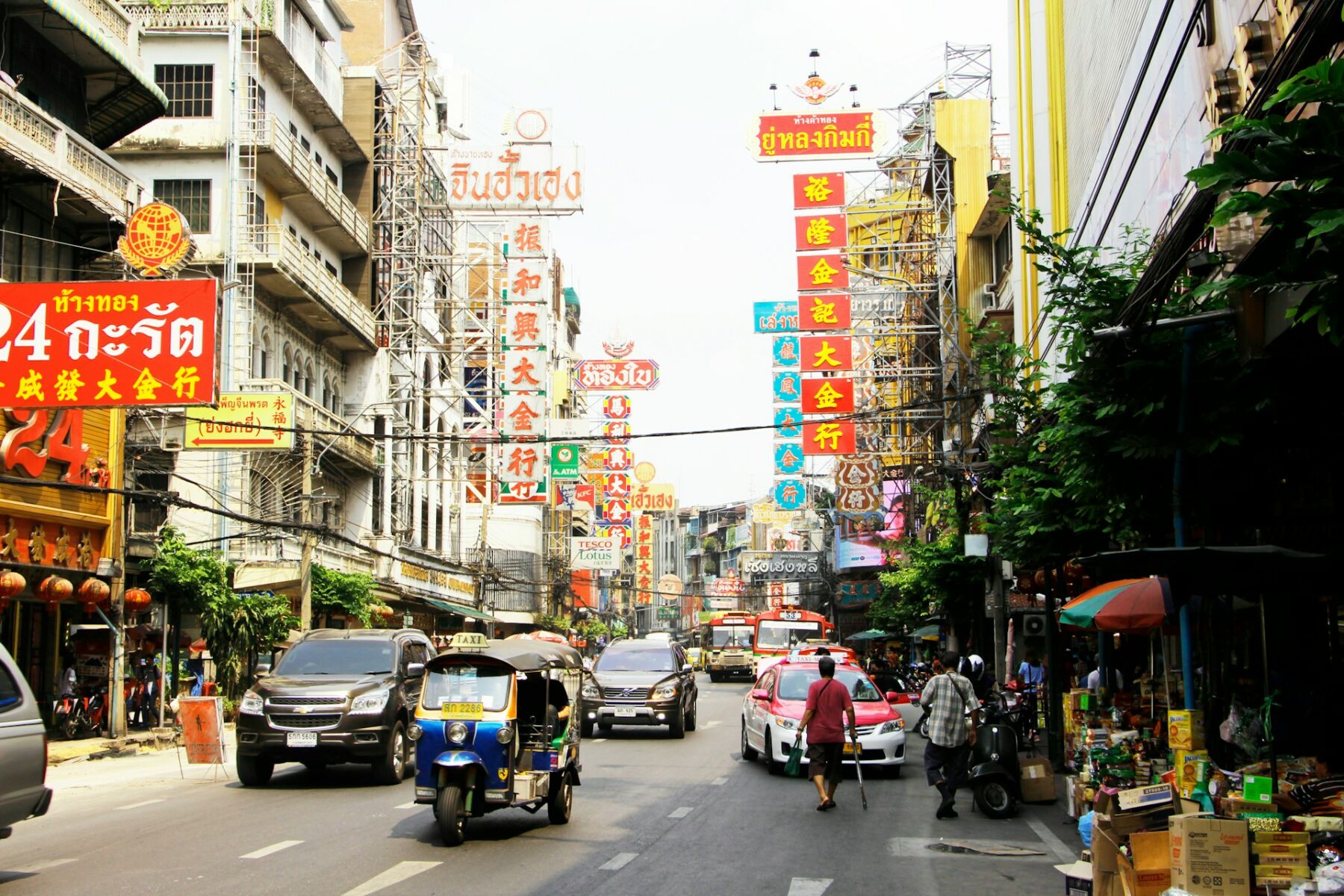 Yaowarat Bangkok during the day