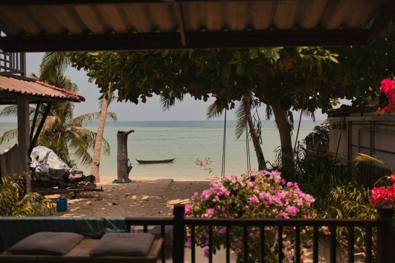 View from a bungalow in Koh Phangan