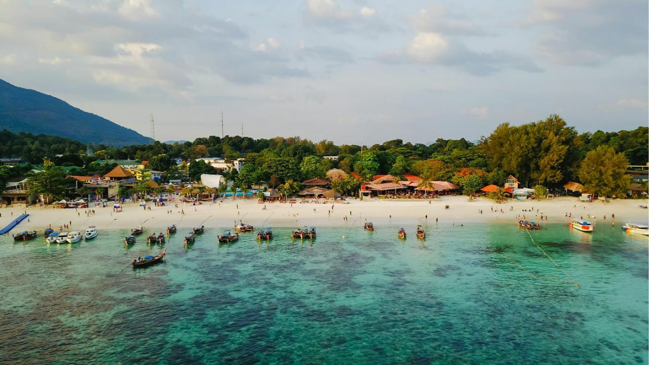 A beachside in Thailand