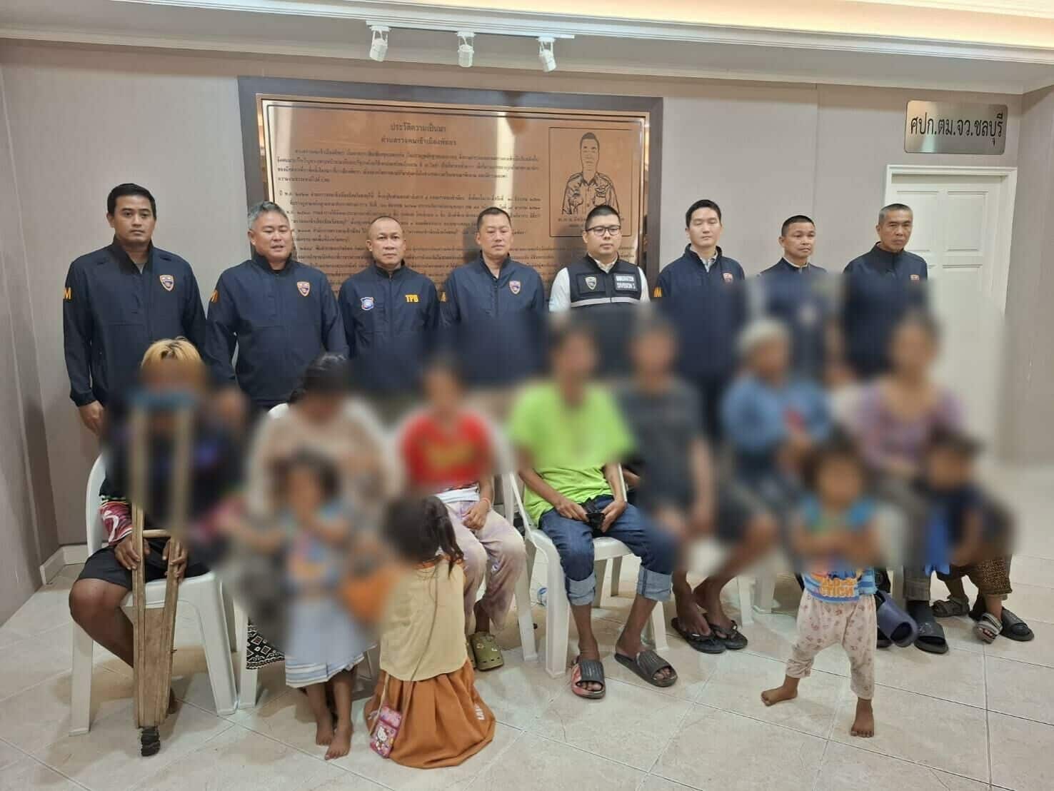 Foreign beggar gang busted for using kids as cash bait in Pattaya