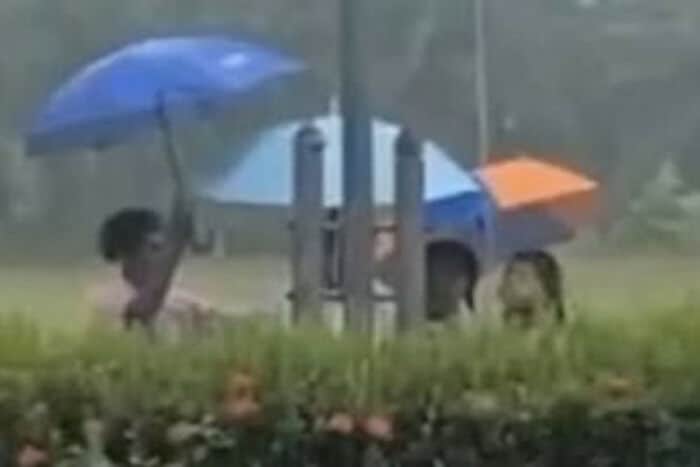 Thai principal axed for forcing kids into rain for flag ceremony | News by Thaiger