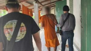 Chon Buri monk caught with drugs after positive urine test