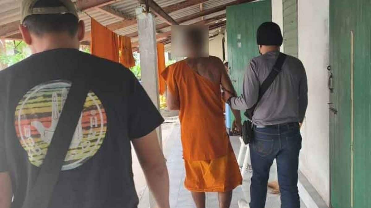 Chon Buri monk caught with drugs after positive urine test