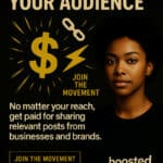 Turn your social reach into real income with Boosted by People