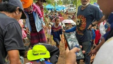 Lightning strikes rocket festival in Prachinburi, injuring two women