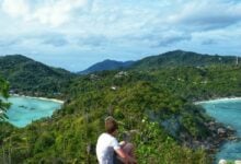 Where are the tourists going to in Thailand?