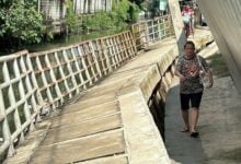 Nonthaburi canal walkway subsidence raises safety concerns