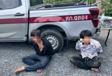 Two men arrested in Phuket after high-speed meth pursuit