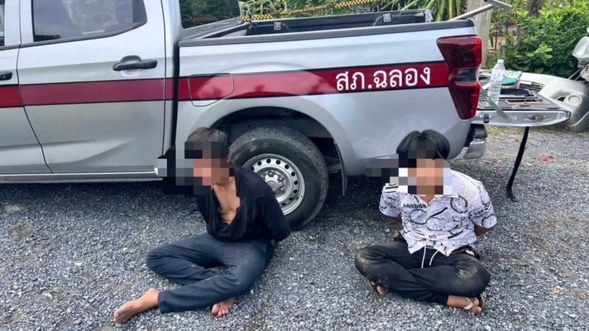Two men arrested in Phuket after high-speed meth pursuit