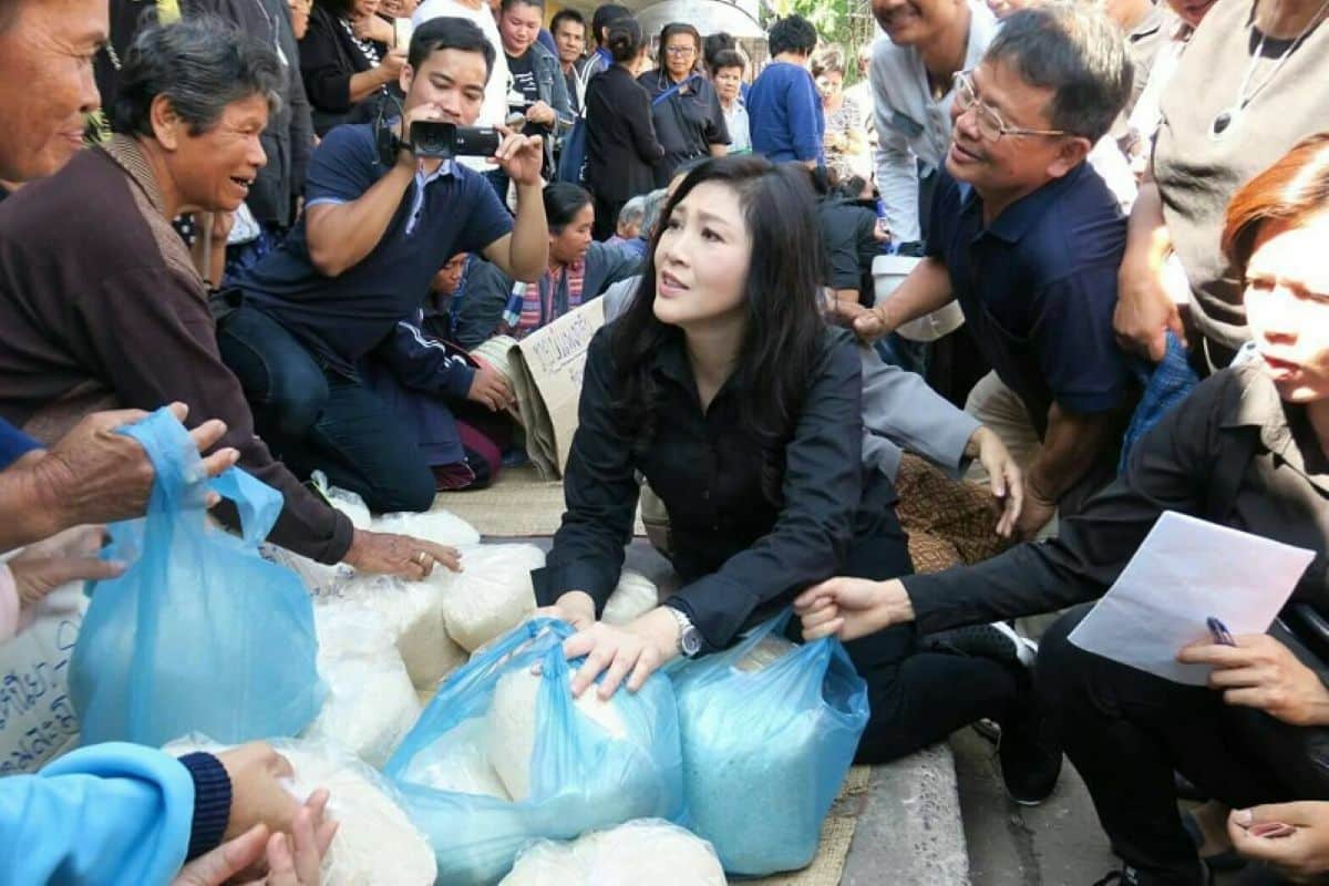 Pheu Thai supports Yingluck’s 10bn baht rice compensation battle
