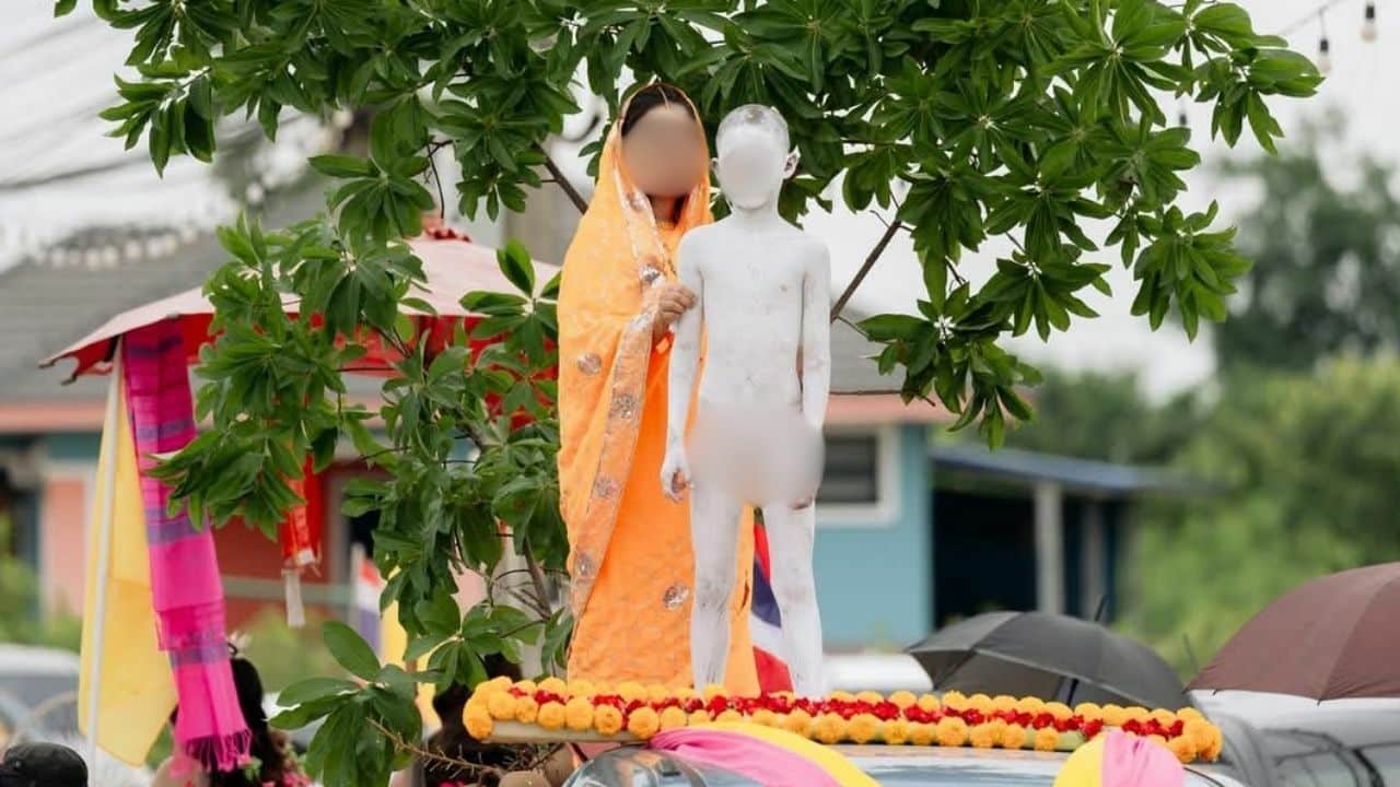 Parade featuring naked boy as baby Buddha sparks backlash