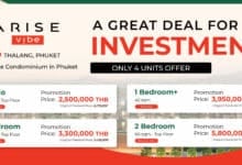 Hot Phuket property deal: Arise Vibe launches limited offer on only four units, now from 2.5m baht