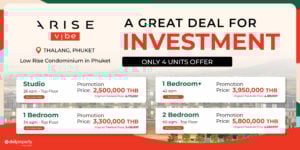 Hot Phuket property deal: Arise Vibe launches limited offer on only four units, now from 2.5m baht
